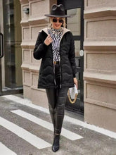 Long Hooded Jacket, Slim Fit, Fleece Lined 1