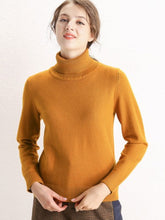 Womens Black Turtleneck Sweater – Cozy Basic Knit, Soft Wool and Viscose Blend, Perfect for Layering in Fall and Winter 1