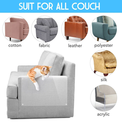 8 pcs. scratch protectors for furniture protectors against cats, scratch-proof sofa protectors 1