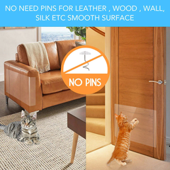 8 pcs. scratch protectors for furniture protectors against cats, scratch-proof sofa protectors 2