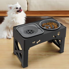 Adjustable Raised Pet Dog Slow Feeder 2