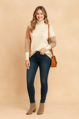 Amari | Patchwork Sweater in a Fashionable Style 1