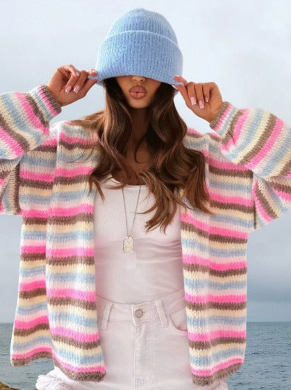 Angeline | Multicolored Knitted Sweater 0