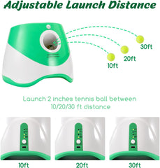 Automatic ball launcher for dogs with 3 distance settings 2