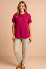 Bella | Cropped top with collar 1