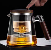 Borosilicate Bliss | Heat-Resistant Glass Teapot with Infuser 0