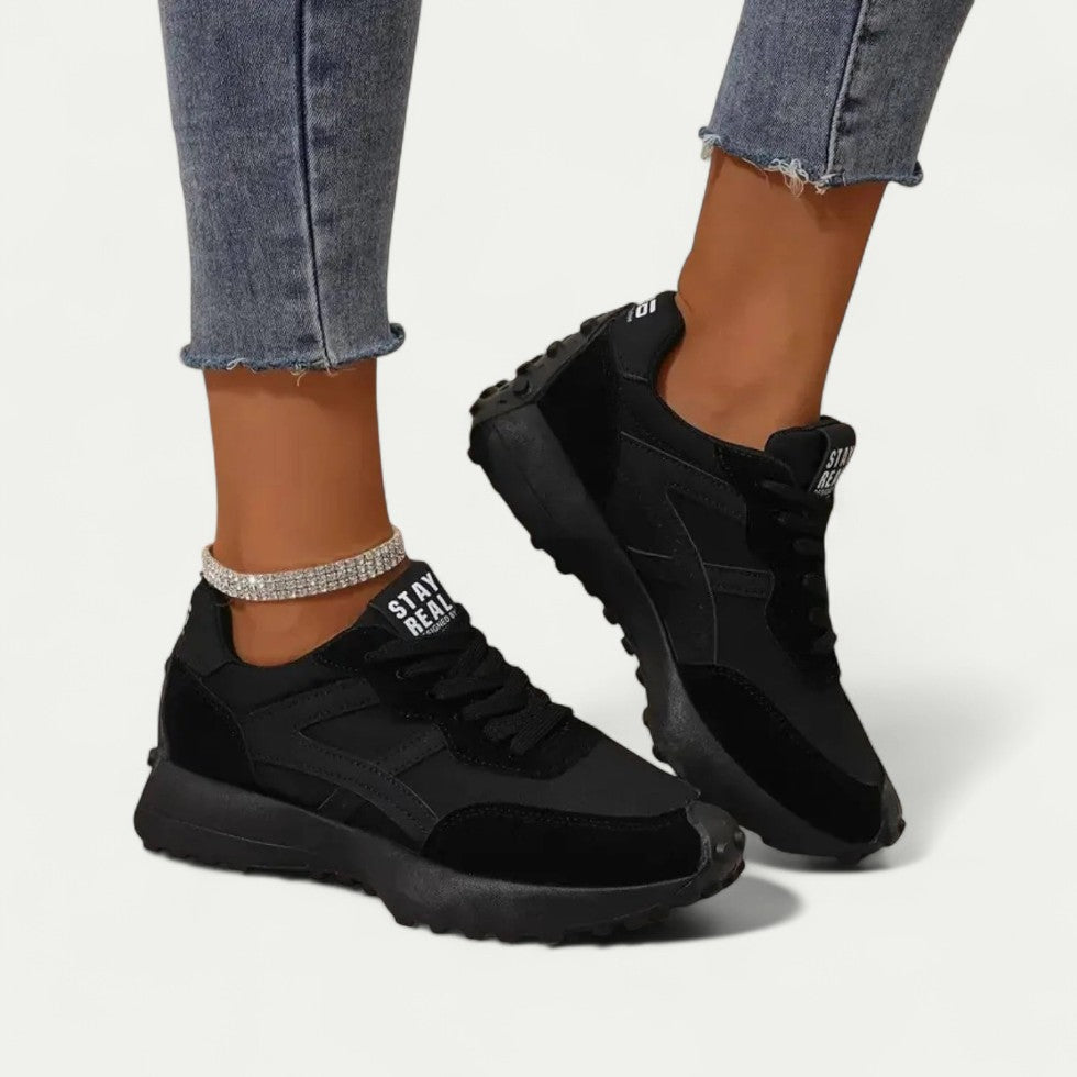Comfortable Black Sneakers for Women - Modern Design & Extra Comfort 0