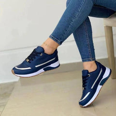 Comfortable Lace-Up Sneakers for Women – Stylish Design for All-Day Wear 0