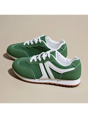 Cushioned Lace-Up Sneakers for Women – Stylish & Versatile for All-Day Wear 0