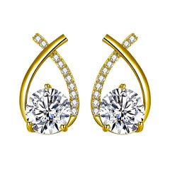 Elegant Gold Earrings in a Modern Design – Perfect for Any Occasion 0