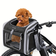 Expandable bicycle basket for pets 0