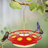 Flower-shaped hummingbird feeder 0