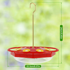 Flower-shaped hummingbird feeder 2