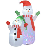 FrostyFamily – Large Lighted Snowman Decor for Front Yard Display 0