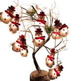 FrostyGlow – Snowman Tree Lights with White LED Illumination 0