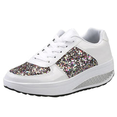 Glitter Platform Sneakers for Women – Stylish & Comfortable Casual Footwear 3