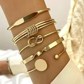 Gold-Tone Armband Set – Elegant Jewelry for Every Occasion, Modern Design, High Quality 0