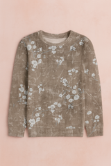 Halina | Vintage Floral Long Sleeve Blouse 1