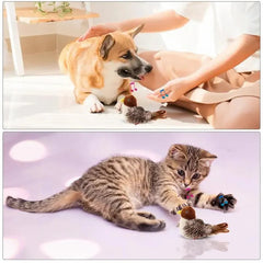 Interactive Sound Bird Cat Toy - Fluttering Feather Fun for Indoor Cats 3