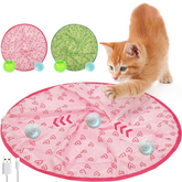 Interactive cat chasing toy with smart ball 0