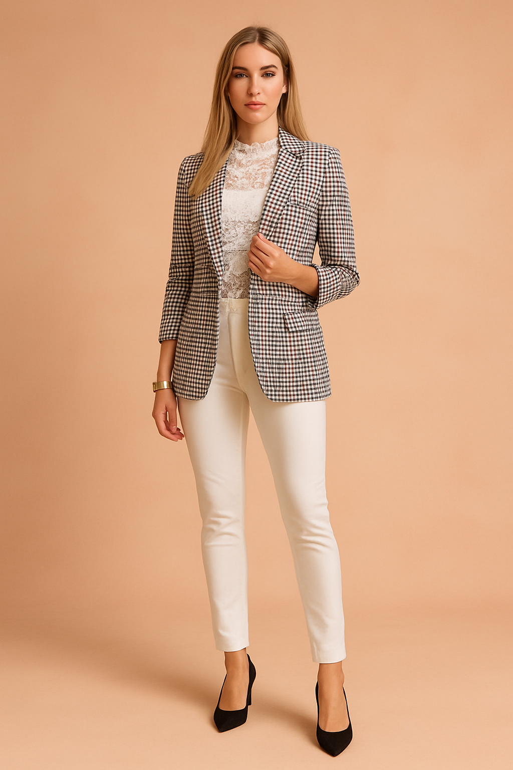 Jovie | Elegant Womens Jacket with Shawl Collar 1