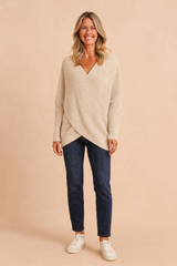 Kalina | Sweater with a wrap neckline 3