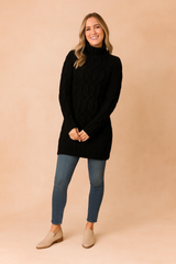 Karolina | Cable-knit turtleneck sweater 2