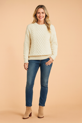 Kinga | Cable-knit sweater 0