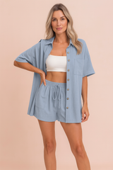 Kirra | Comfortable, loose top and casual short set 1