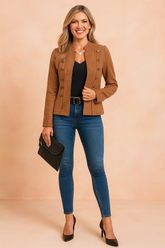 Women’s Short Jacket Klara | Double-Breasted Blazer Style 1