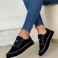 Lace-Up Low-Top Sneakers for Women – Stylish & Comfortable Everyday Wear 2