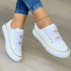 Lace-Up Low-Top Sneakers for Women – Stylish & Comfortable Everyday Wear 3
