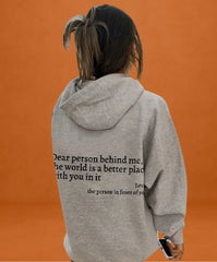 Lena | Oversized hoodie with motivational slogan 3