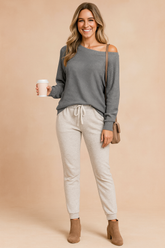 Lidia | Off-the-shoulder sweater 0