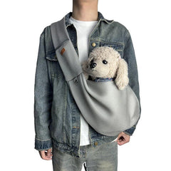 Lightweight and breathable crossbody bag for dogs 3