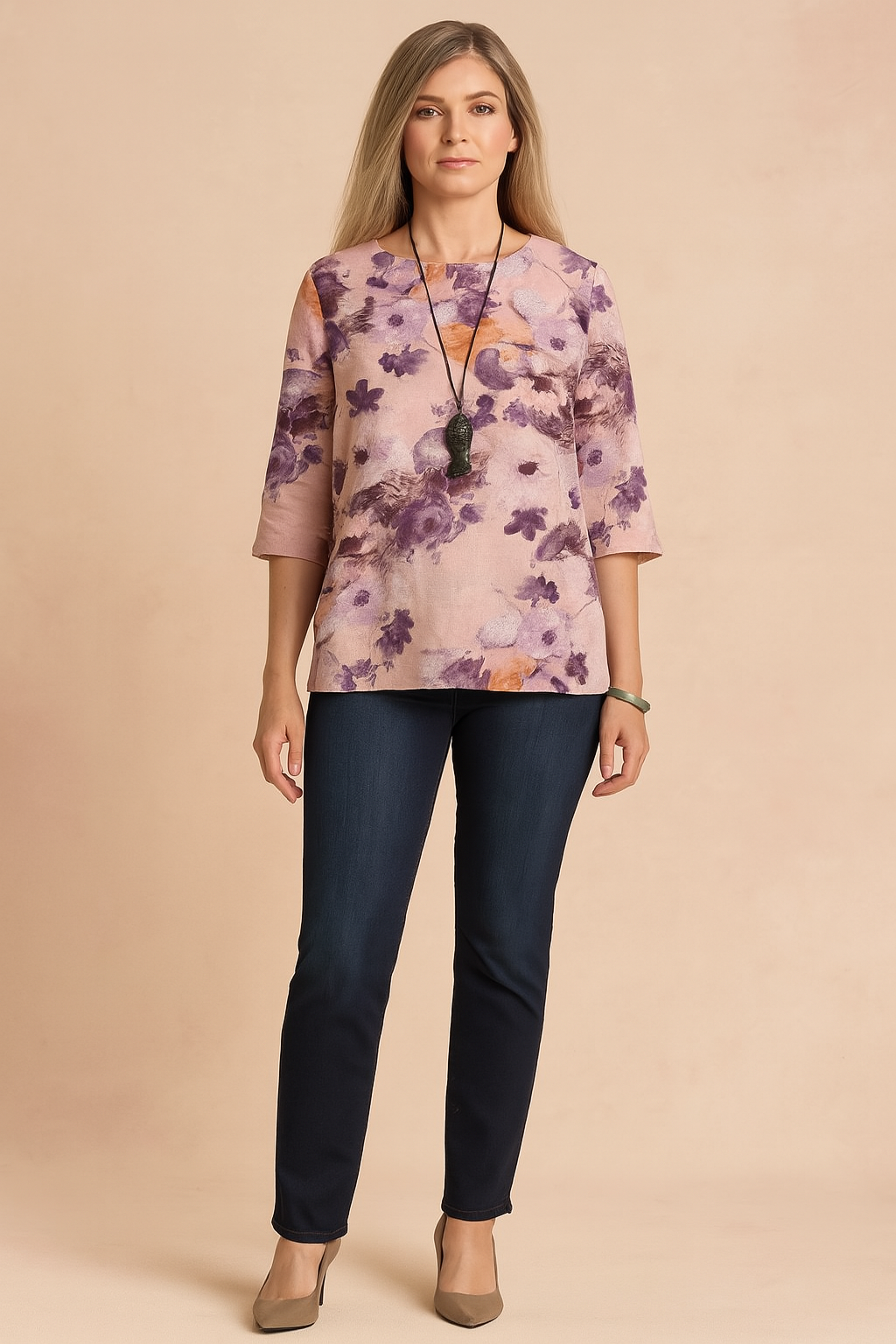 Lilia | Floral loose-fitting blouse 0