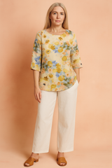Lilia | Floral loose-fitting blouse 2