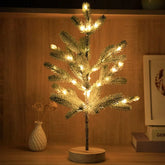 LumiPine – Pre-Lit LED Christmas Tree Lamp with Warm White Glow 0