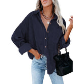 Marlow | Oversized blouse with a classic collar