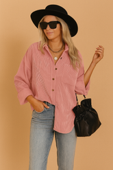 Marlow | Oversized blouse with a classic collar 0