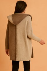Maureen | Long Hooded Cardigan 1