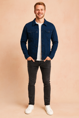 Men's button-up jacket | Front pockets 3