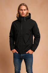 Men's waterproof winter jacket with hood, outdoor sports 1