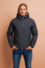 Men's waterproof winter jacket with hood, outdoor sports 2