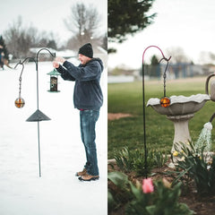 Metal Hanging Bird Feeder Set 3