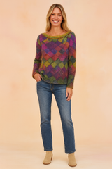 Nina | Colorful checkered sweater 1