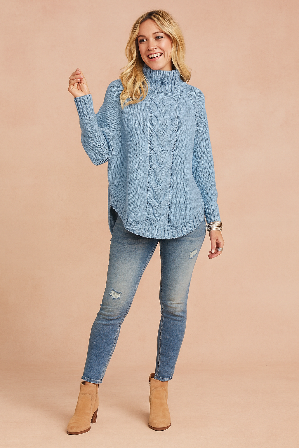 Oliwia | Oversized turtleneck sweater 0