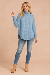 Oliwia | Oversized turtleneck sweater 0