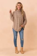 Oliwia | Oversized turtleneck sweater 3