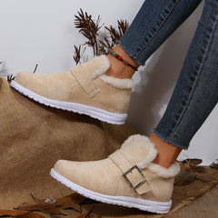 Plush Fur Short Boots for Women – Cozy & Stylish Comfort 1